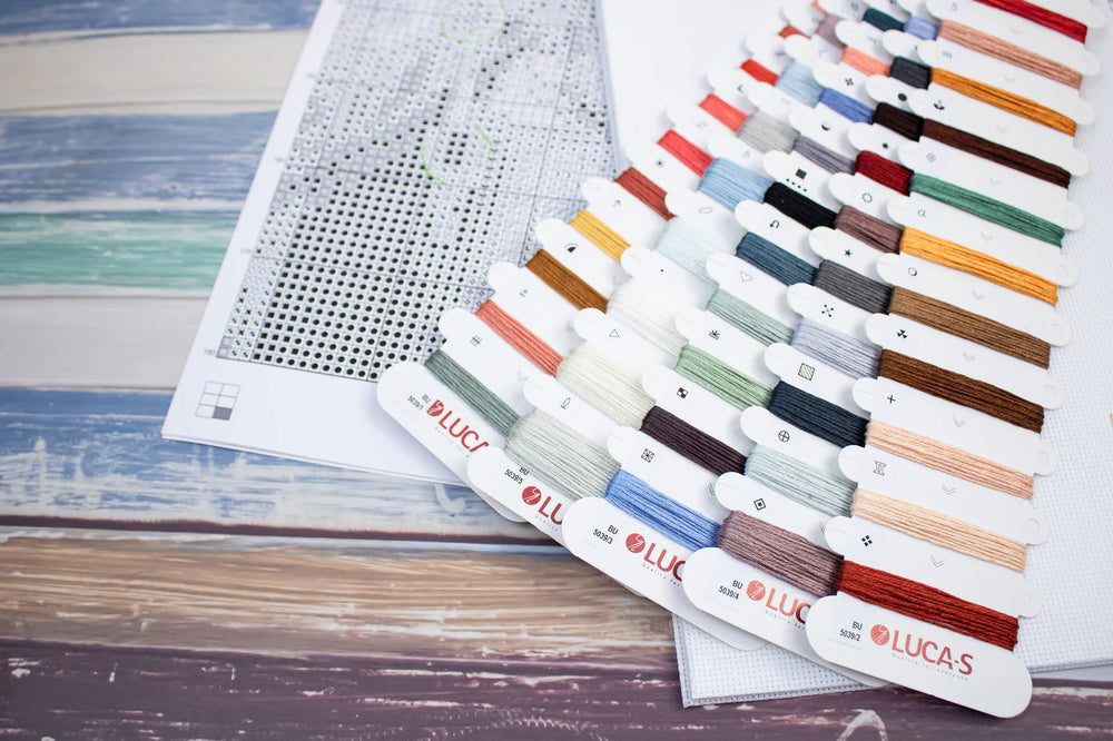 Kit de point de croix - Le Dalmatien sur le lac de Côme - BU5039 Luca-S