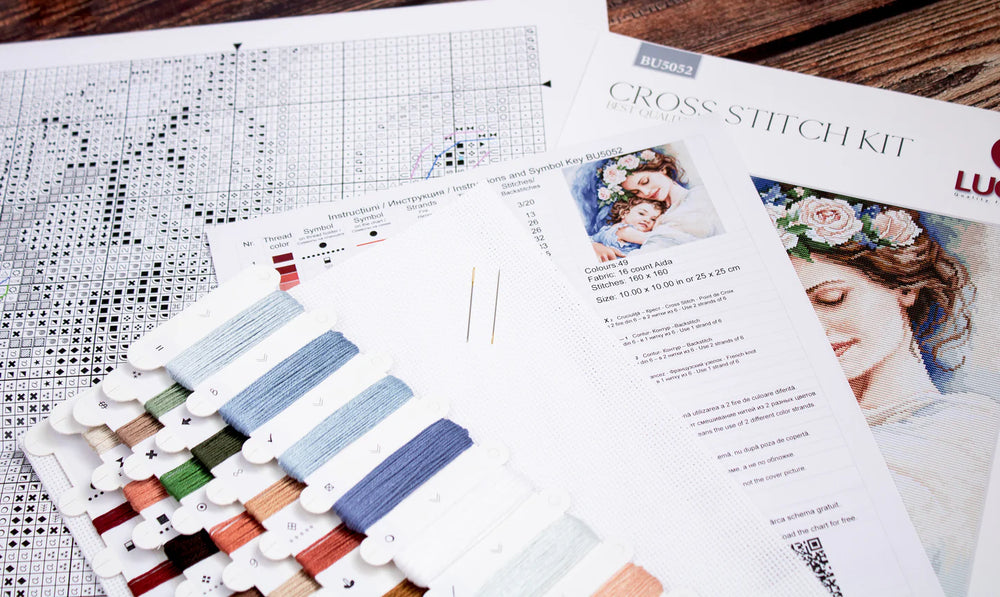 Kit de point de croix Luca-S - Amour éternel, BU5052