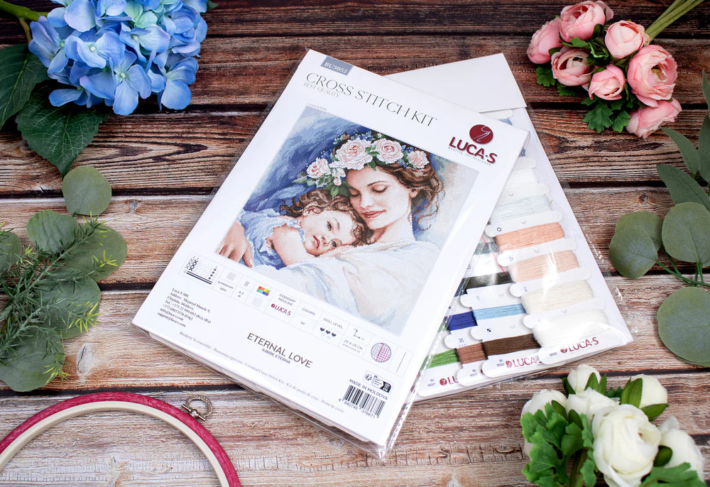 Kit de point de croix Luca-S - Amour éternel, BU5052