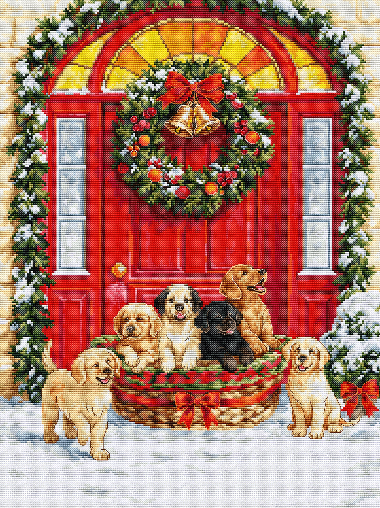 Santa's Delivery – Luca-S Cross Stitch Kit BU5102