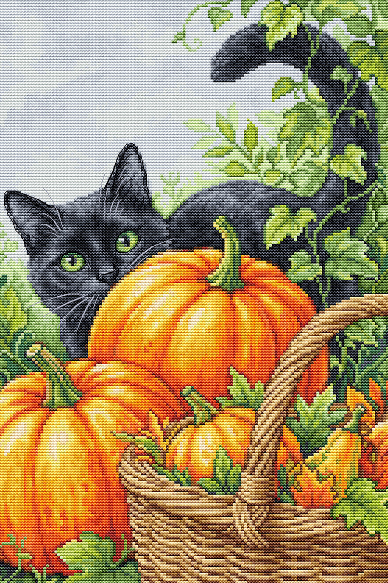 Kit de punto de cruz Luca-S BU5116 October Charm