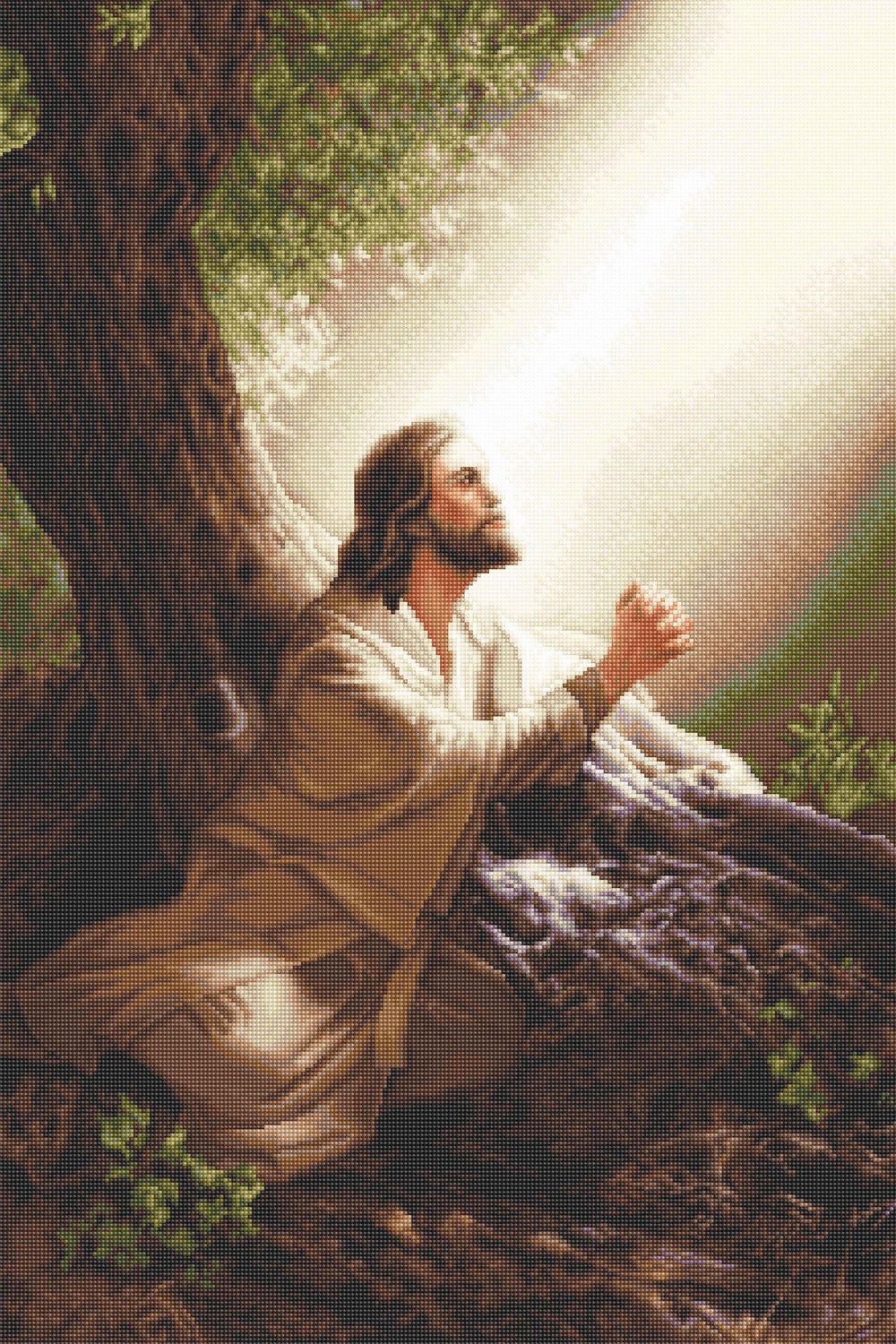 Jesus Christ Cross Stitch Kit - B618 Luca-S GOLD