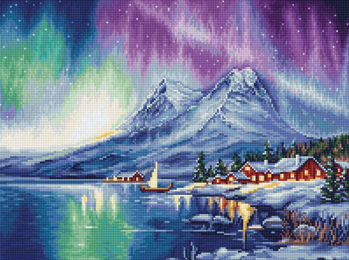 Kit de punto de cruz Luca-S - Northern Lights, B705