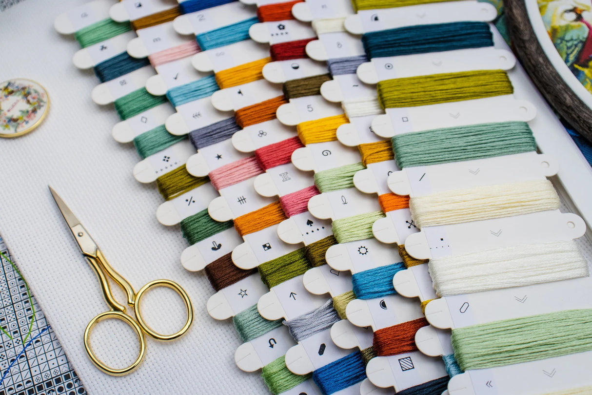 Kit de point de croix - « Le chant des oiseaux » par Luca-S, BU5062