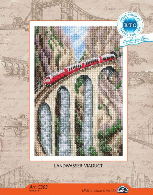 Viaduc de Landwasser - RTO - Kit point de croix C303