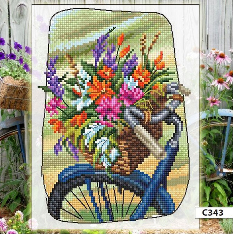 Vieux jardin de grand-mère - RTO C343 - Kit de point de croix