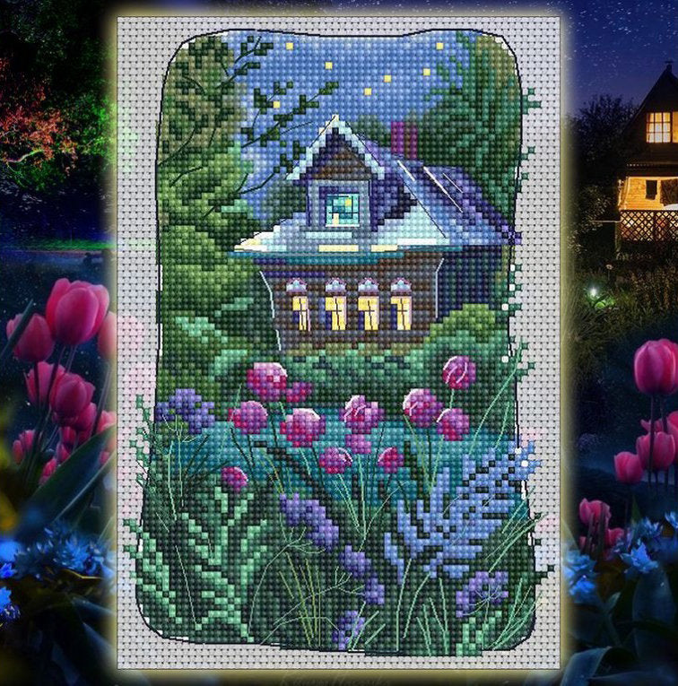 Sweet Night in the Country - RTO C351 - Cross Stitch Kit