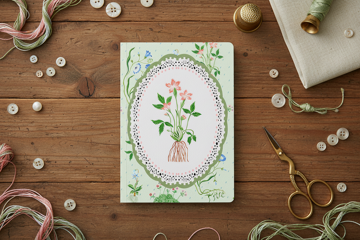 Cuaderno Green Roots Vignette Premium de Encuadernación Perfecta (A5) (13162)