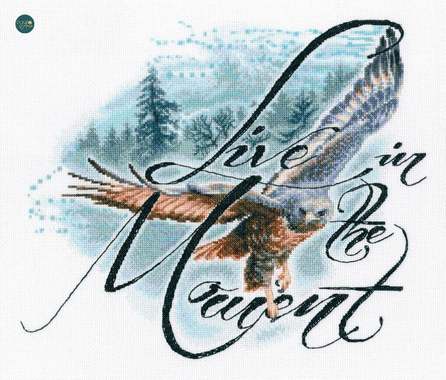 CU066 Live in the Moment - RTO - Kit de point de croix