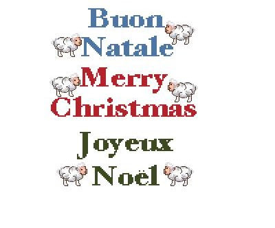 CV 109 Cuori Natività - Cross Stitch Chart - Serenità di Campagna