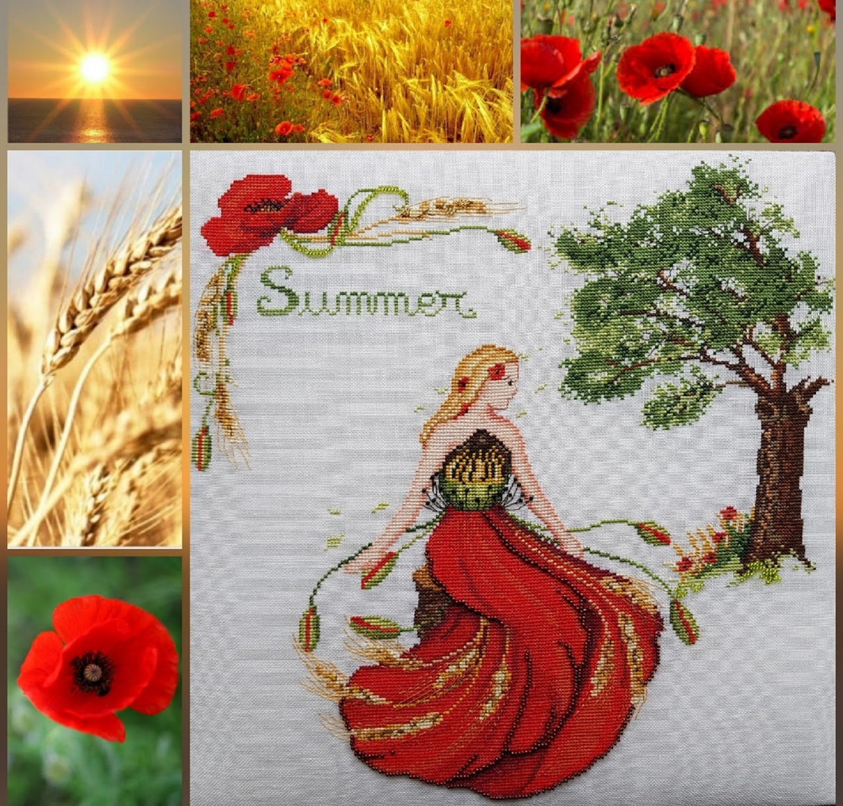 CV 120 Summer - Cross Stitch Chart - Serenità di Campagna