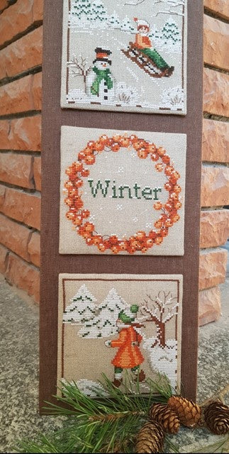 CV 145 Giochi d'Inverno - Cross Stitch Chart - Serenità di Campagna