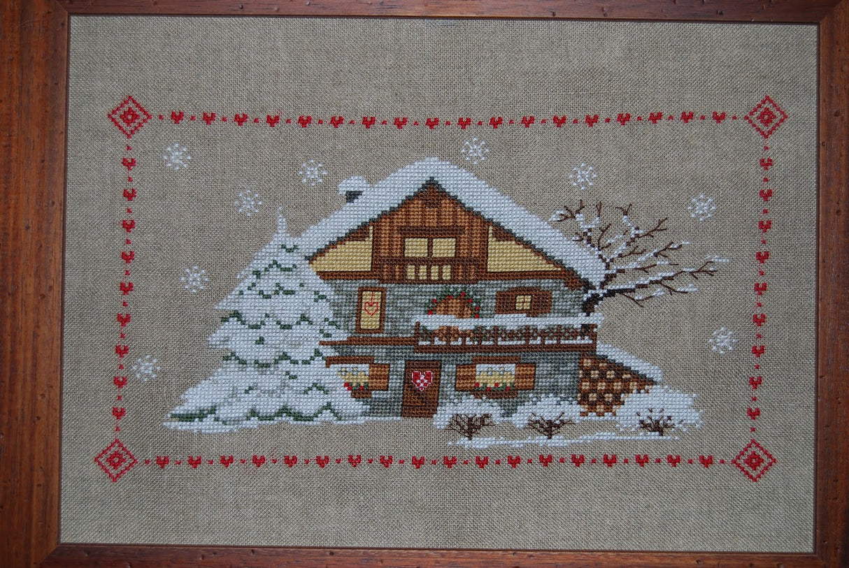 CV 19 Baita di montagna - Gráfico Punto de Cruz - Serenità di Campagna