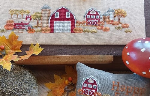 CV 213 Paesaggio d'autunno - Cross Stitch Chart - Serenità di Campagna