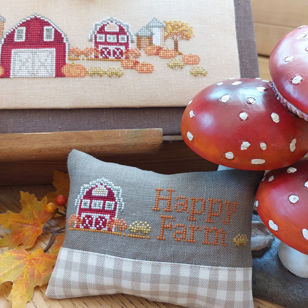 CV 213 Paesaggio d'autunno - Cross Stitch Chart - Serenità di Campagna