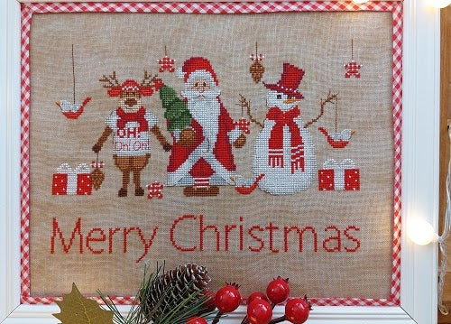 CV 219 Natale group photo - Cross Stitch Chart - Serenità di Campagna