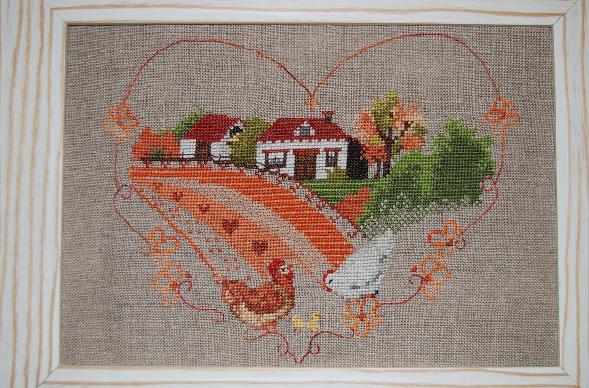CV4 A field of crops - Cross Stitch Chart - Serenità di Campagna