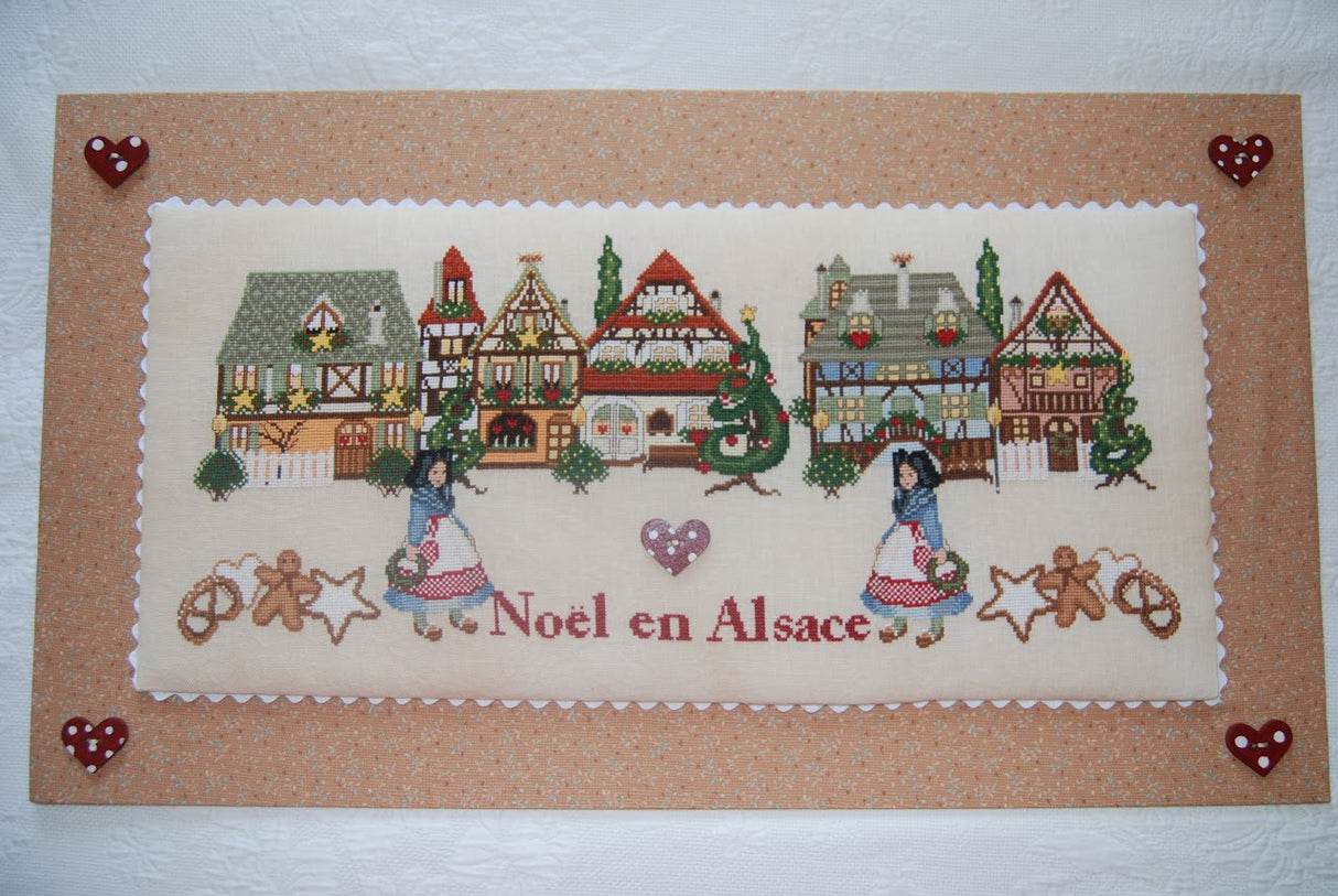 CV 84 Noel in Alsace - Cross Stitch Chart - Serenità di Campagna