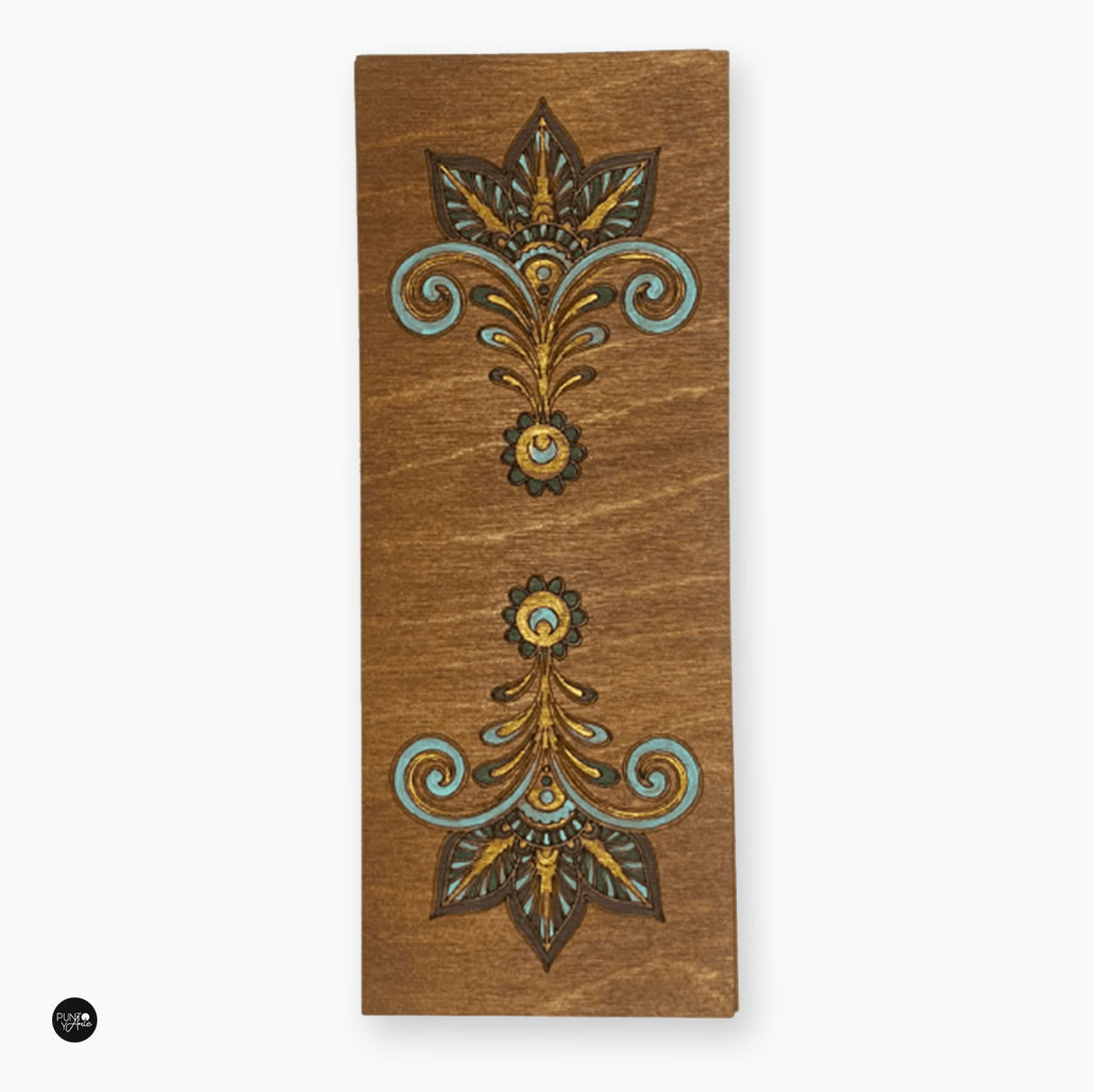 Caja Organizadora para Bordados de madera Wizardi KF057/2