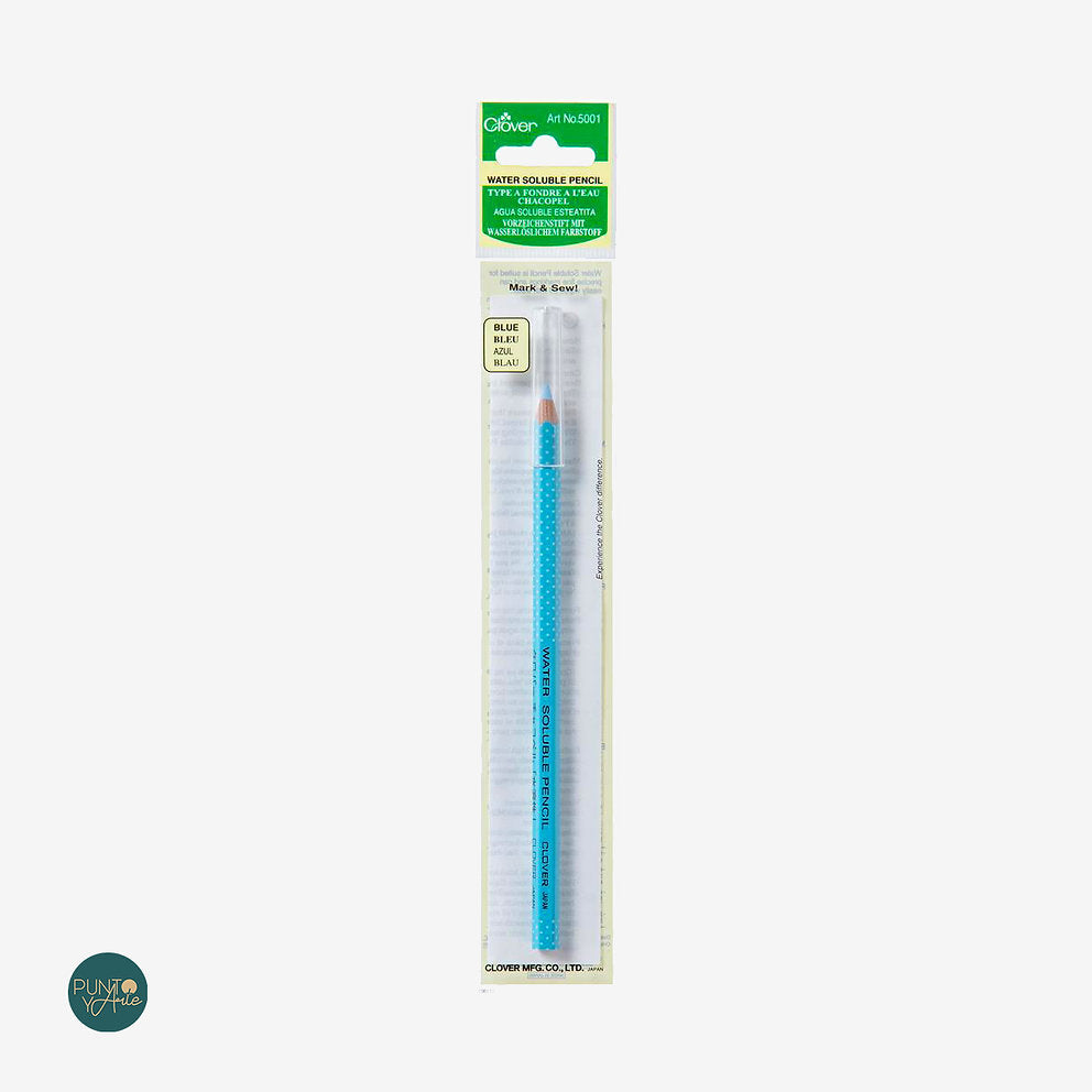 Lápiz Marcador Soluble en Agua Clover 5001 para Telas