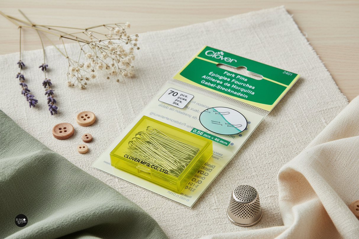 Épingles à cheveux 0,56x40 mm Trèfle 2401 | Liaison tissulaire précise et sécurisée