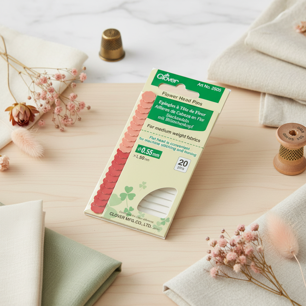 Épingles Clover 2505 : Précision et prise en main confortable dans vos projets de couture