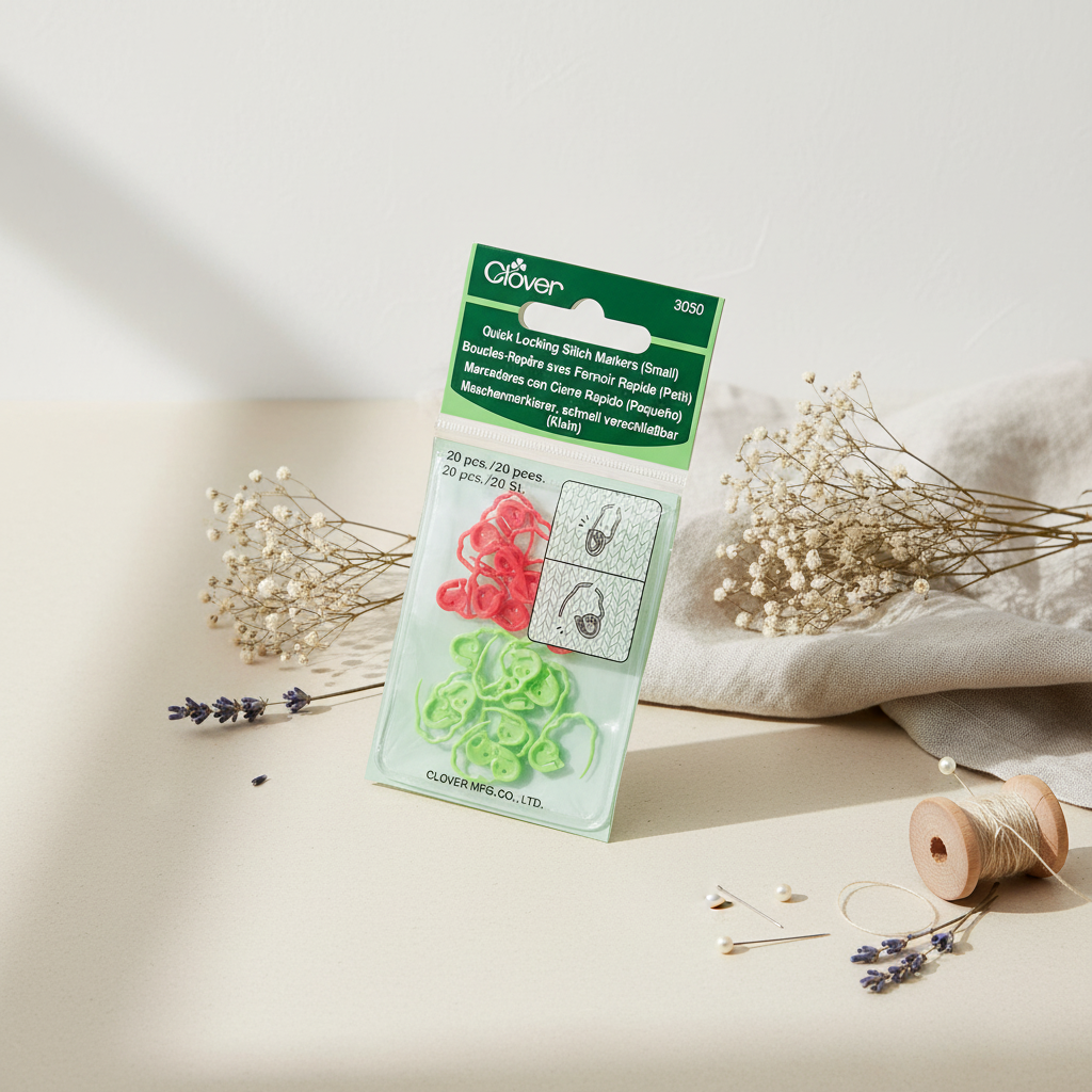 Imperdibles Marcadores de Punto con Ciere Rapido Pequeñas de Clover 3030