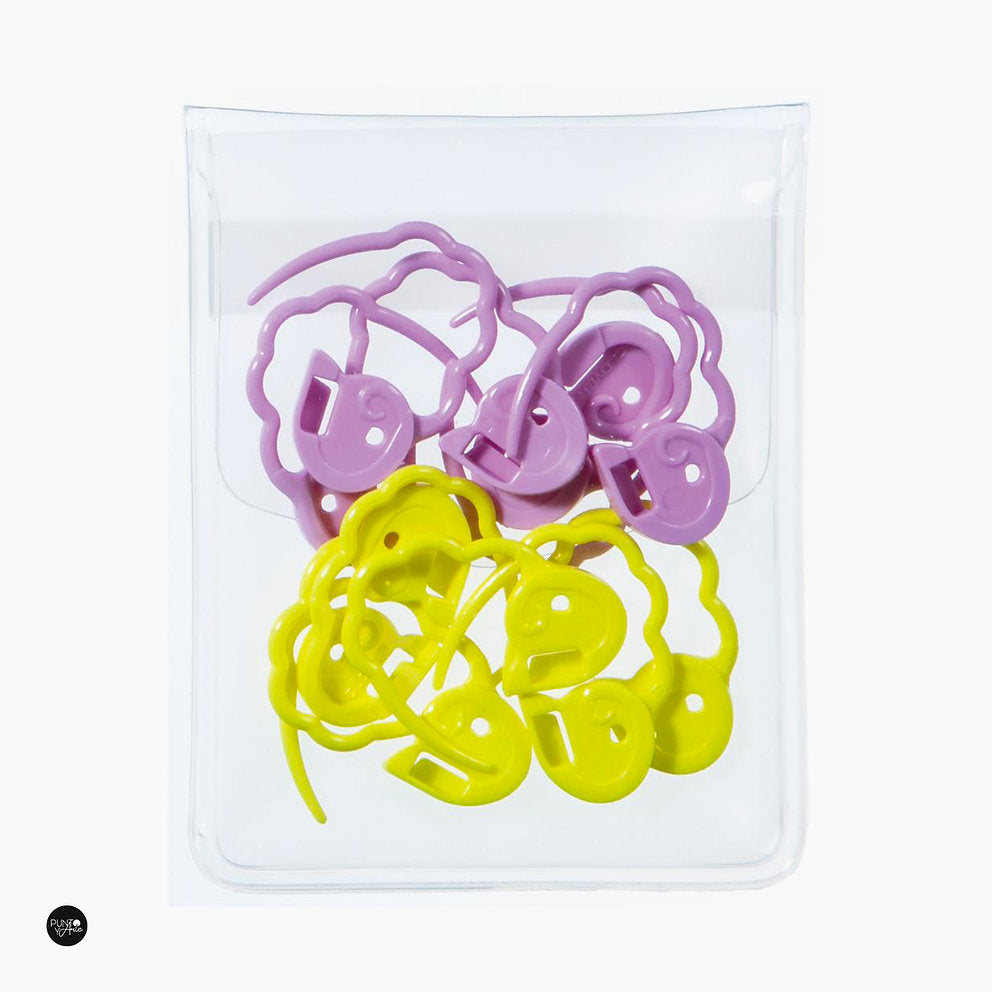 Imperdibles Marcadores de Punto Grandes con Cierre Rápido Clover 3032: Tu Aliado en el Tejido