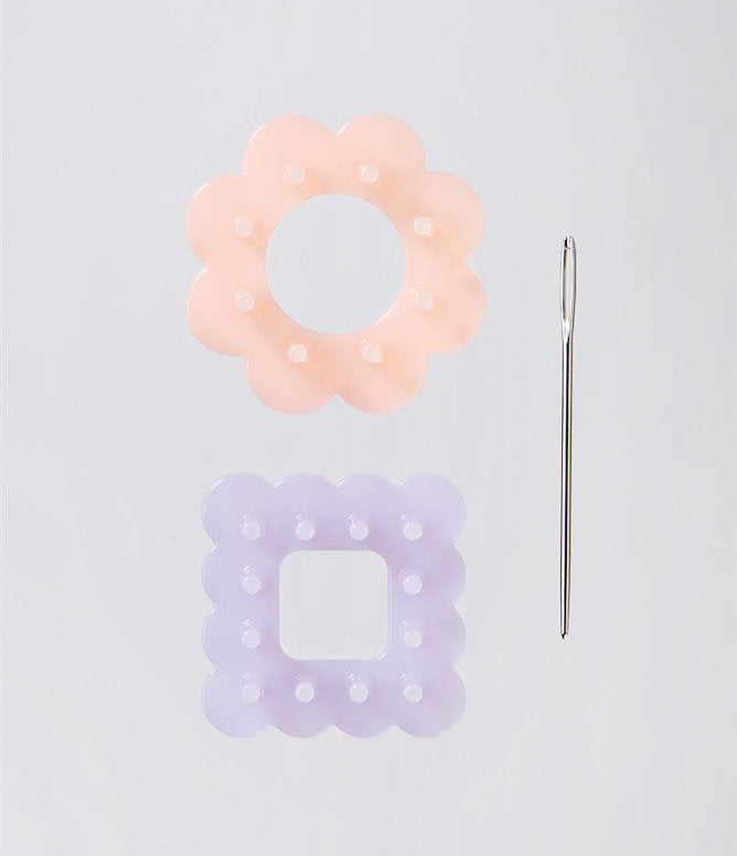 Pack de mini telares Clover 3139 para la creación de flores decorativas