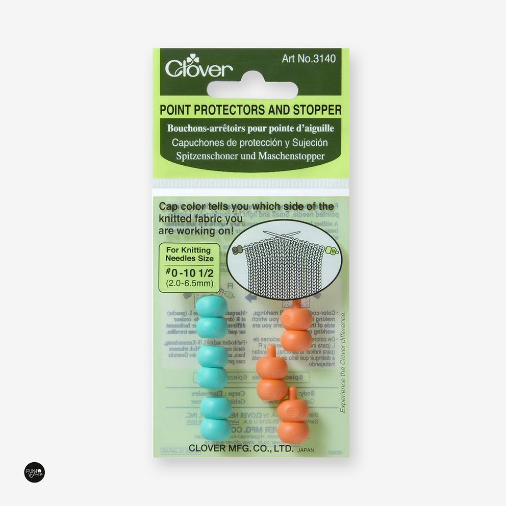 Tapones para Agujas de Punto Clover 3140: Protección y Comodidad para tus Proyectos de Tejido