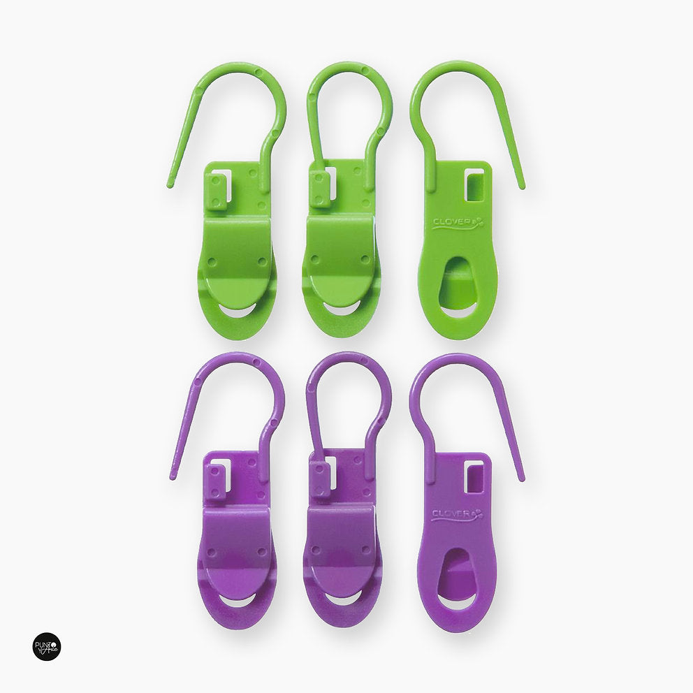 Marcadores de punto con clip Clover 3165