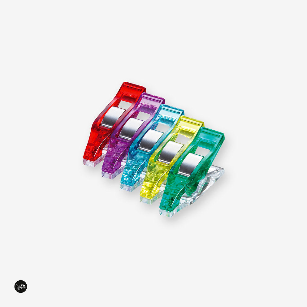 Pinzas para Tela Mini Wonder Clips - Paquete Variado de 50 Piezas Clover 3189