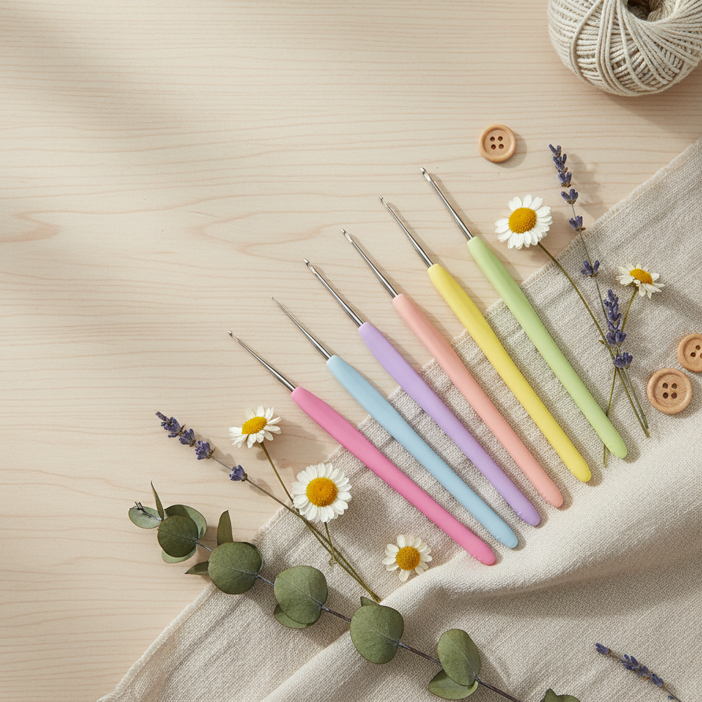 Clover Amour Steel Crochet Hooks Set 3675 - Your Perfect Knitting Companion