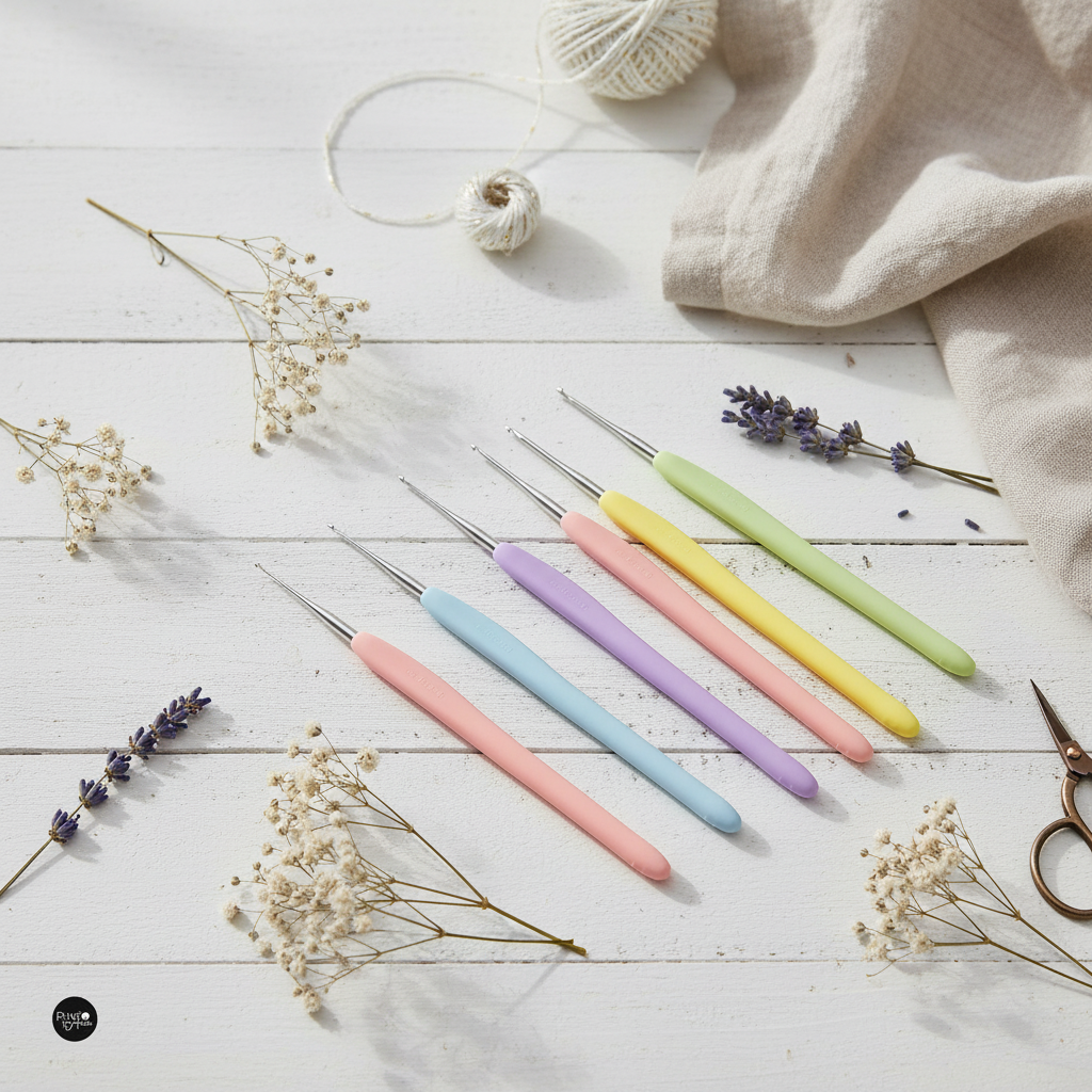 Clover Amour Steel Crochet Hooks Set 3675 - Your Perfect Knitting Companion