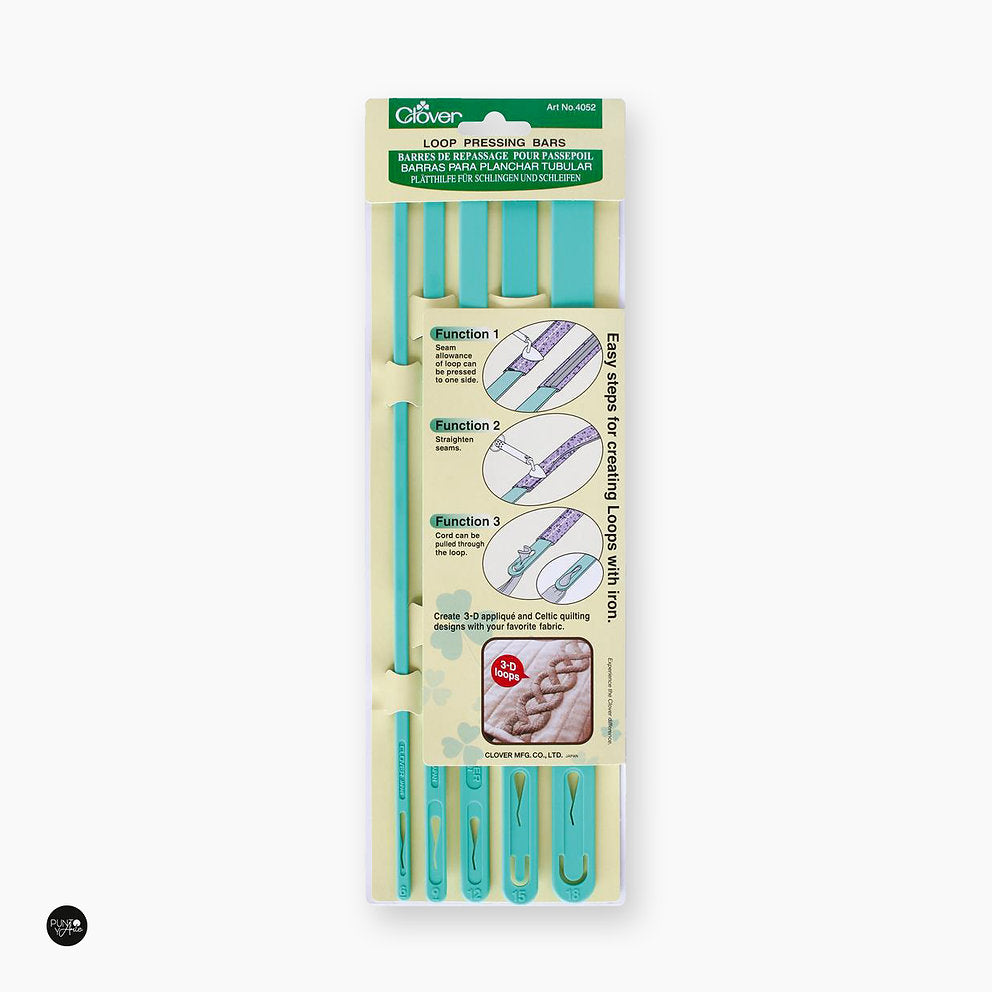 Barras de Presión para Lazos Clover 4052 - Apliques en 3D y Diseños de Acolchado Celta