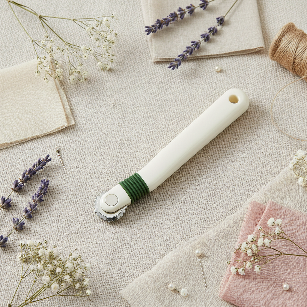 Rueda de Trazado con Dientes Romos - Herramienta Precisa para Marcar Telas Clover 481/W