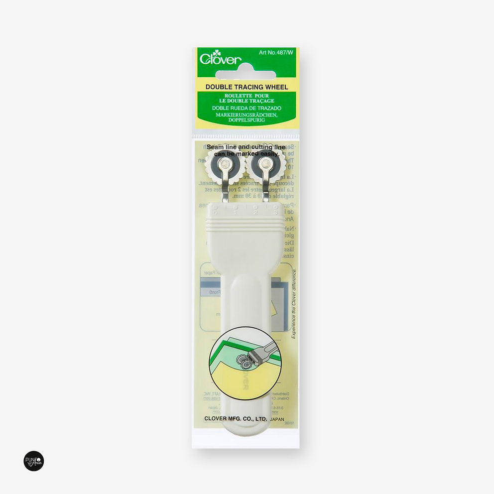 Clover 487/W Double Tracing Tool for Sewing Efficiency