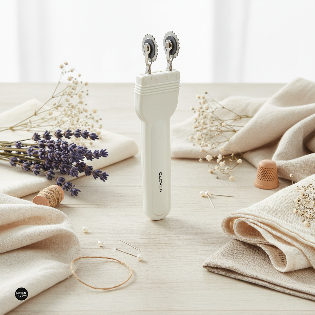 Herramienta de Trazado Doble Clover 487/W para Eficiencia en Costura