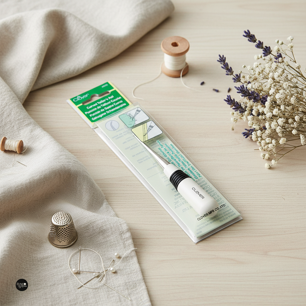 Clover 4880 Curved Tailor's Awl: Versatile Tool for Sewing Tasks