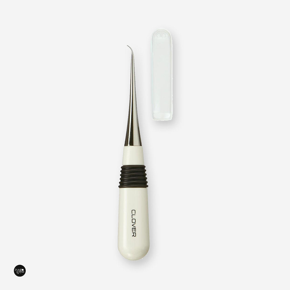 Clover 4880 Curved Tailor's Awl: Versatile Tool for Sewing Tasks