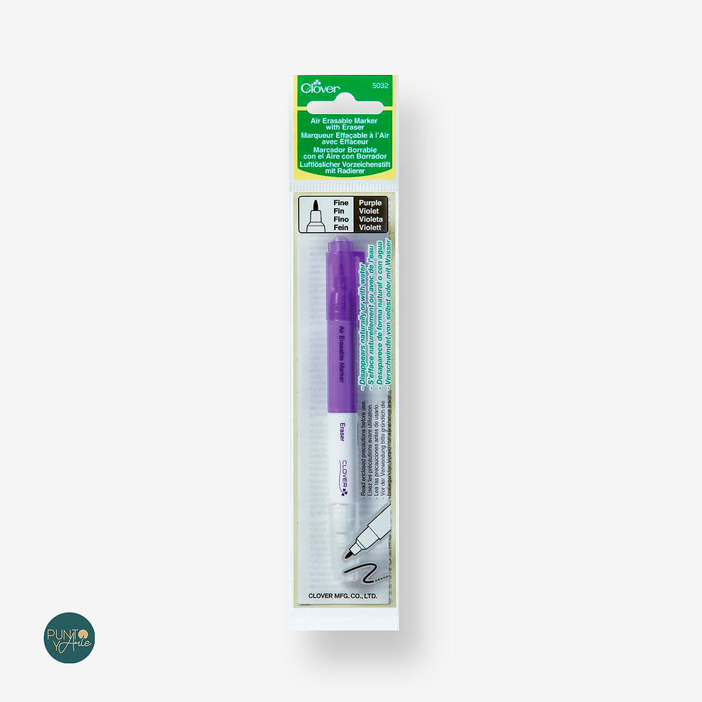 Marcador borrable al aire - Extra fino - Clover 5032: Precisión y versatilidad en tus marcas