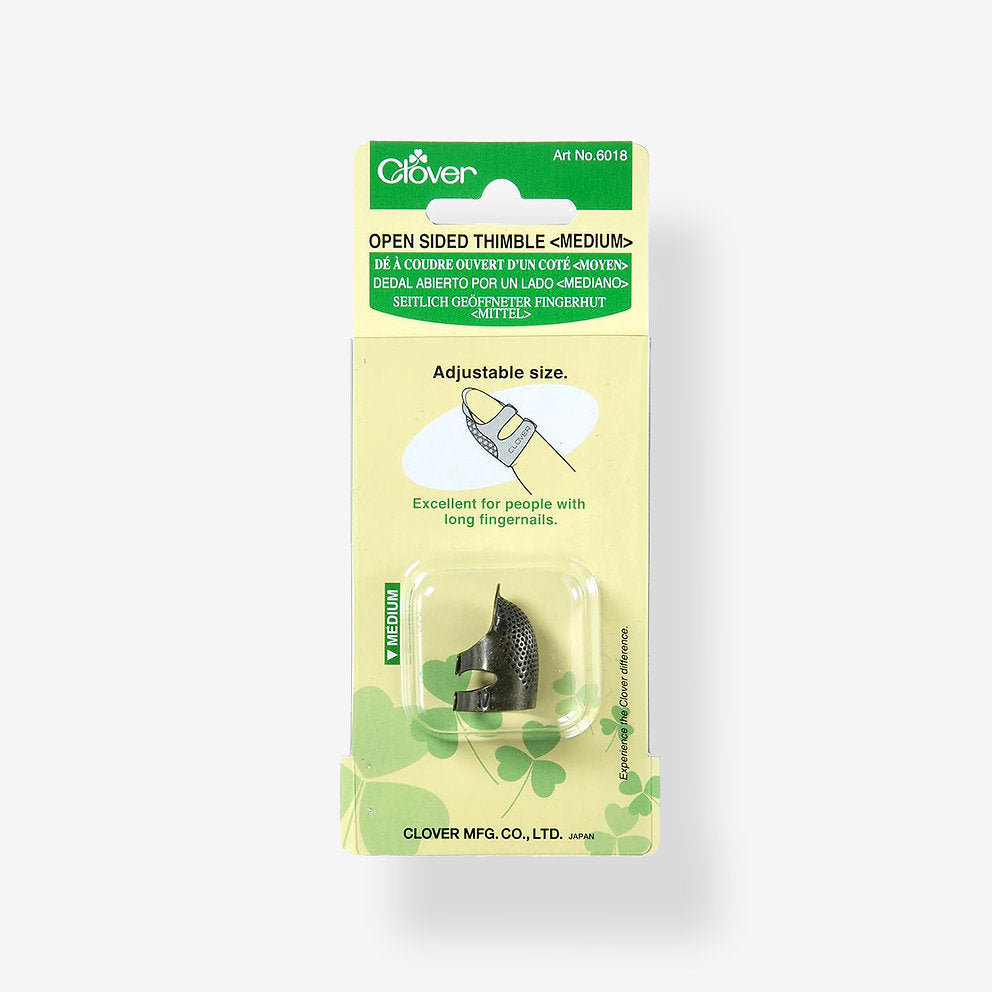 Dedal abierto por un lado - Mediano - Clover 6018