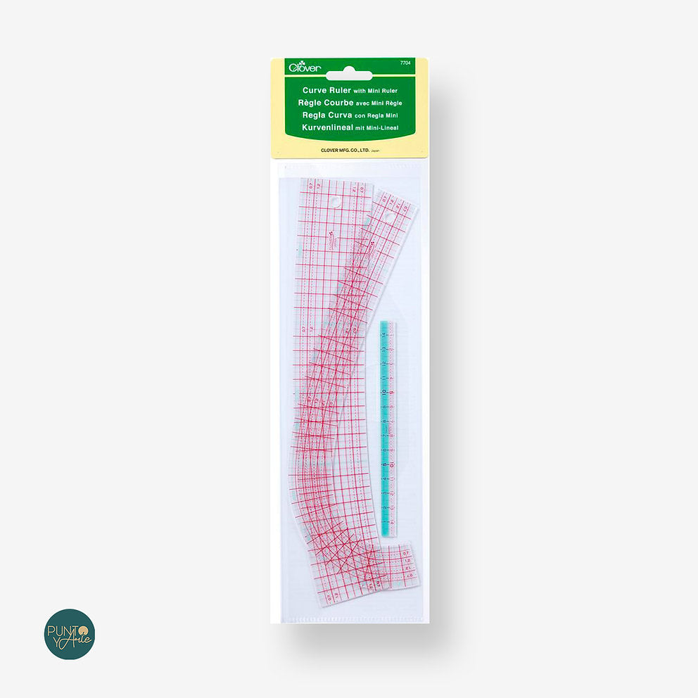 Clover 7704 MINI Grid Rulers - Precision and Versatility in Drawing Curves