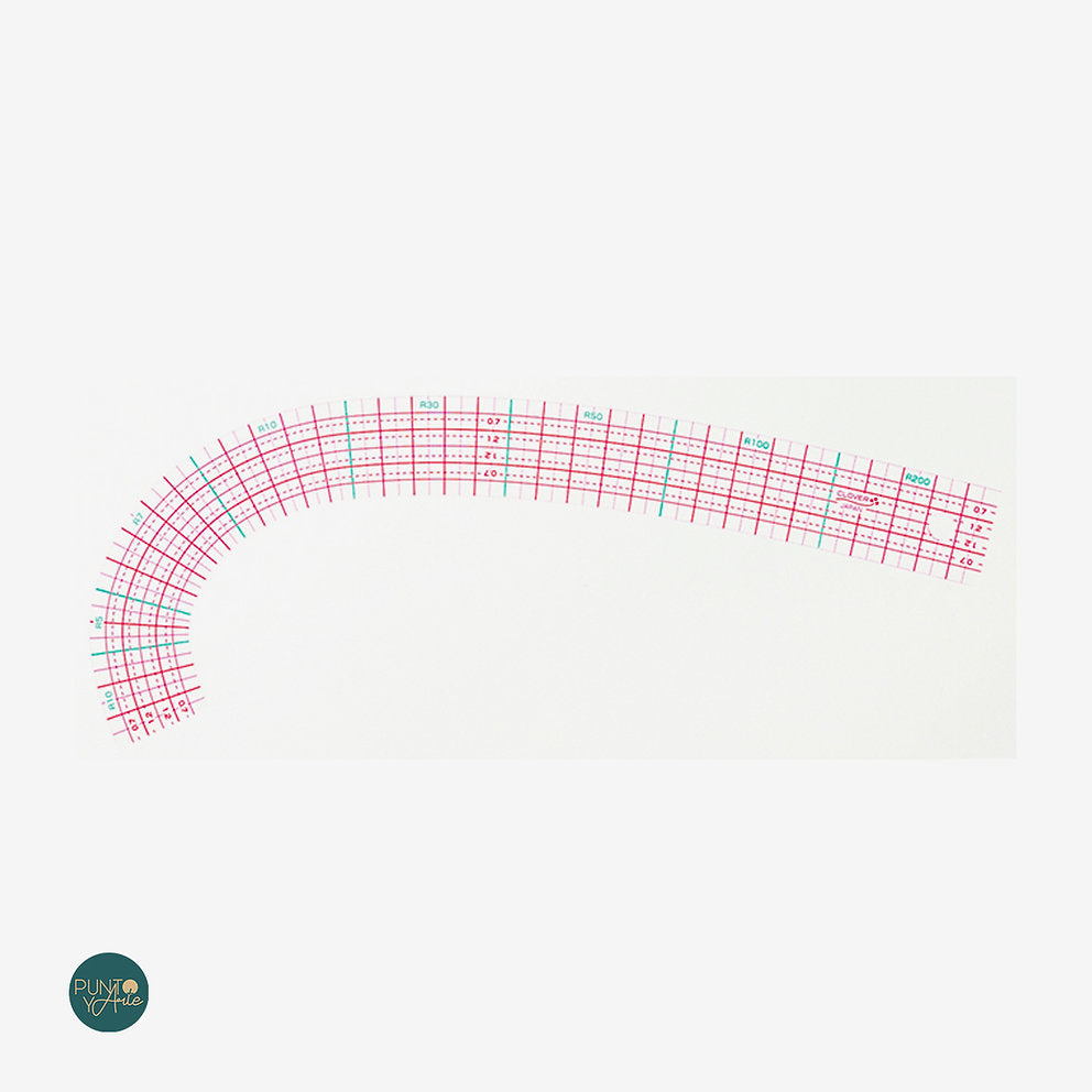 Clover 7704 MINI Grid Rulers - Precision and Versatility in Drawing Curves