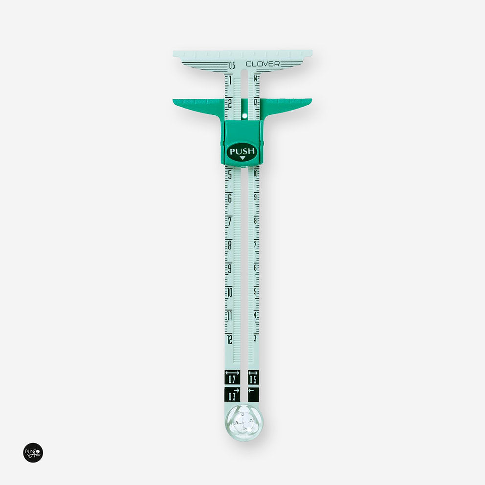 Medidor Calibrador para Marcar Costuras Clover 7706: Precisión y Versatilidad en tus Proyectos de Costura