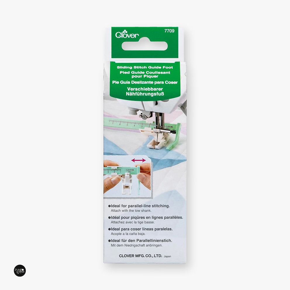 Pied guide coulissant de couture Clover 7709 : Précision et polyvalence dans vos projets de couture