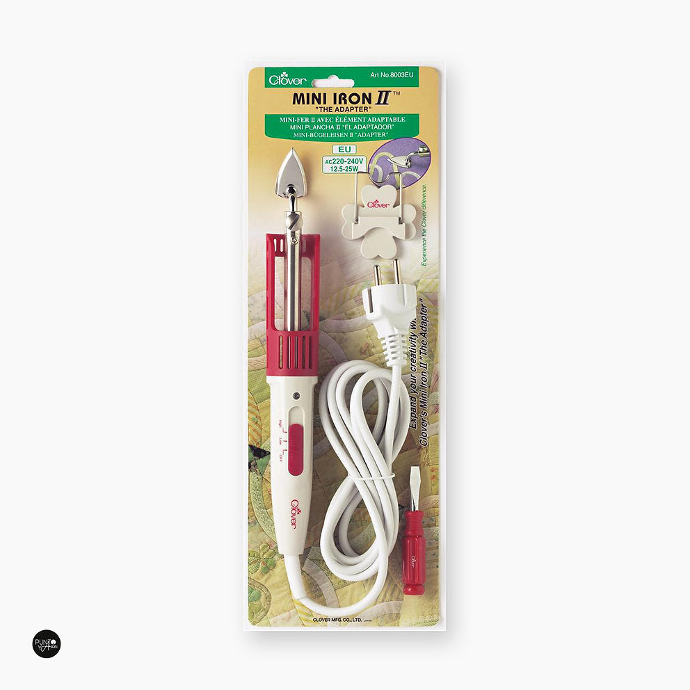 Clover 8003 Mini Iron II pour tissus et travaux manuels