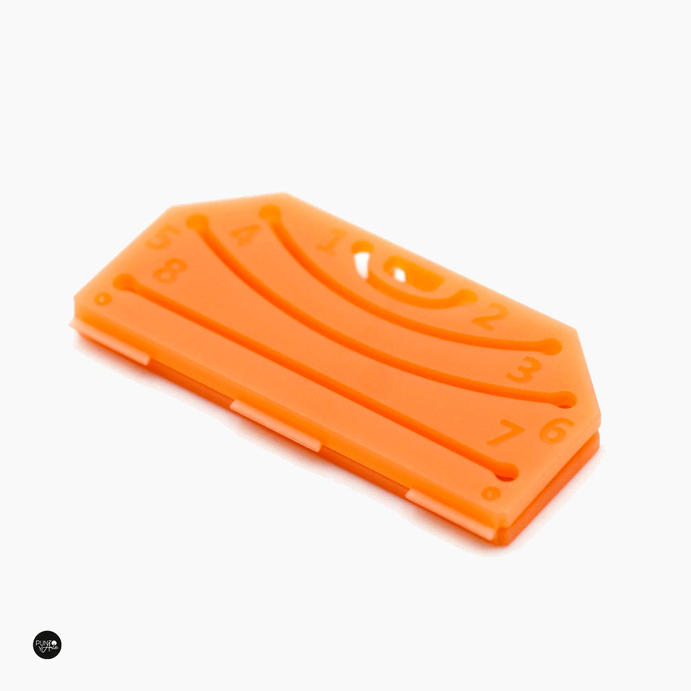 Kanzashi Clover Fabric Flower Template 8484 - Size 2"