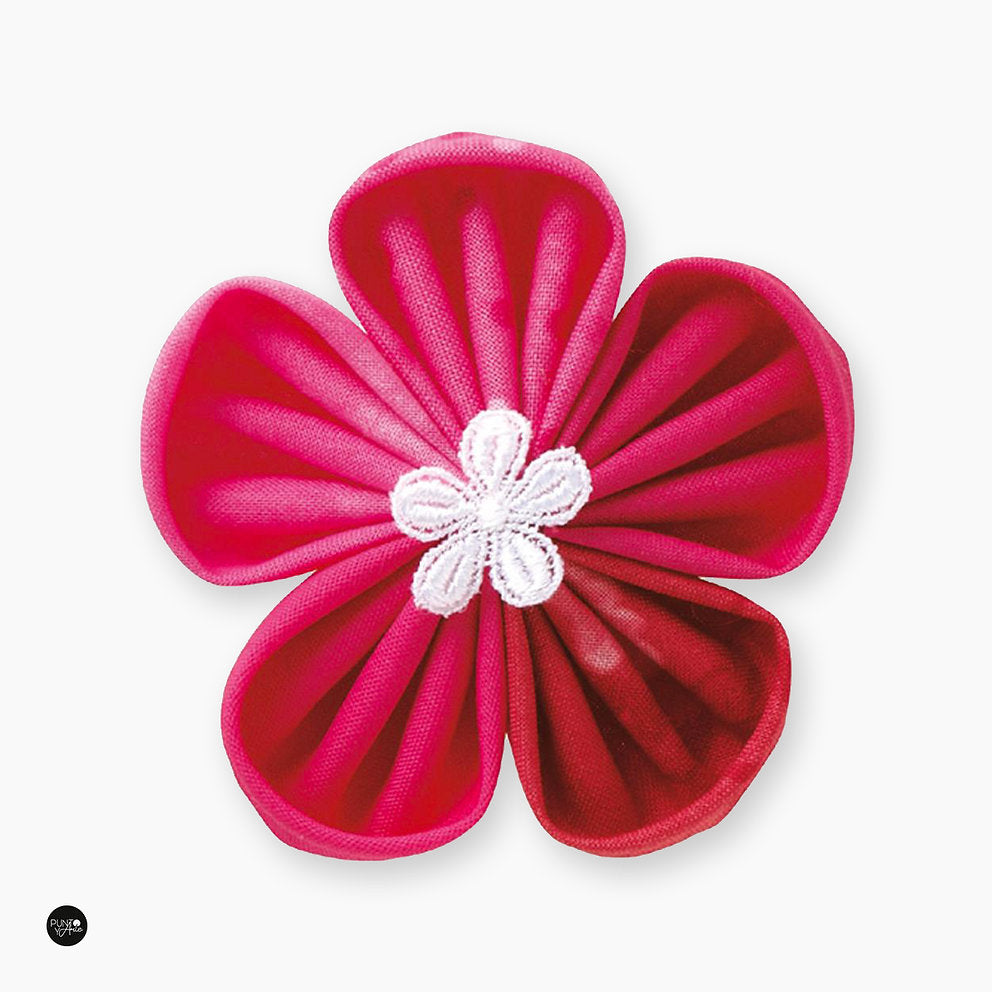 Clover 8487 Kanzashi template for making fabric flowers