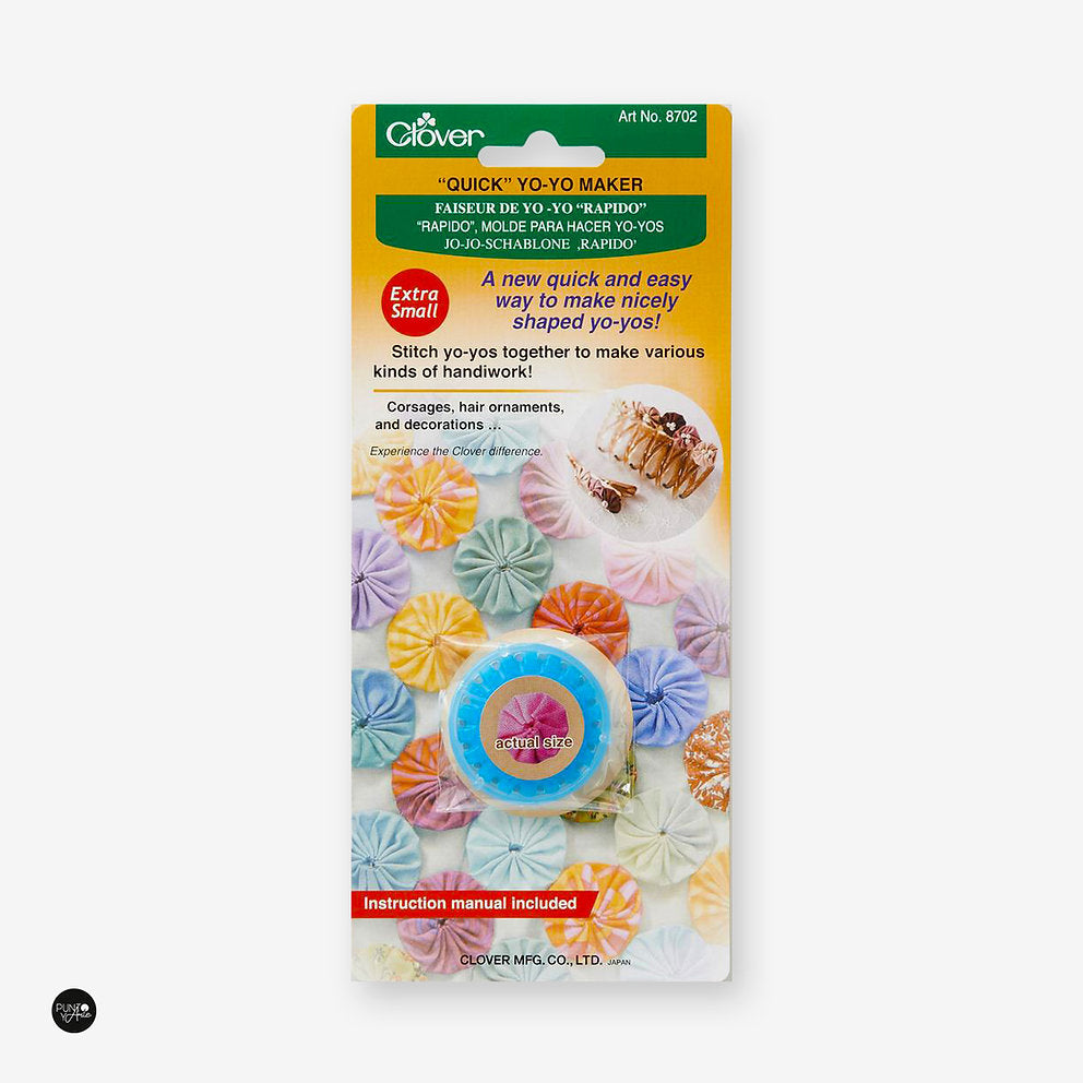Clover 8702 Mold to make Miniature Yoyos with Fabric